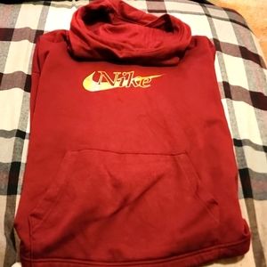 Maroon Nike hoodie
